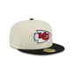 Kansas City Chiefs Chrome White Basic 59FIFTY Fitted Hat