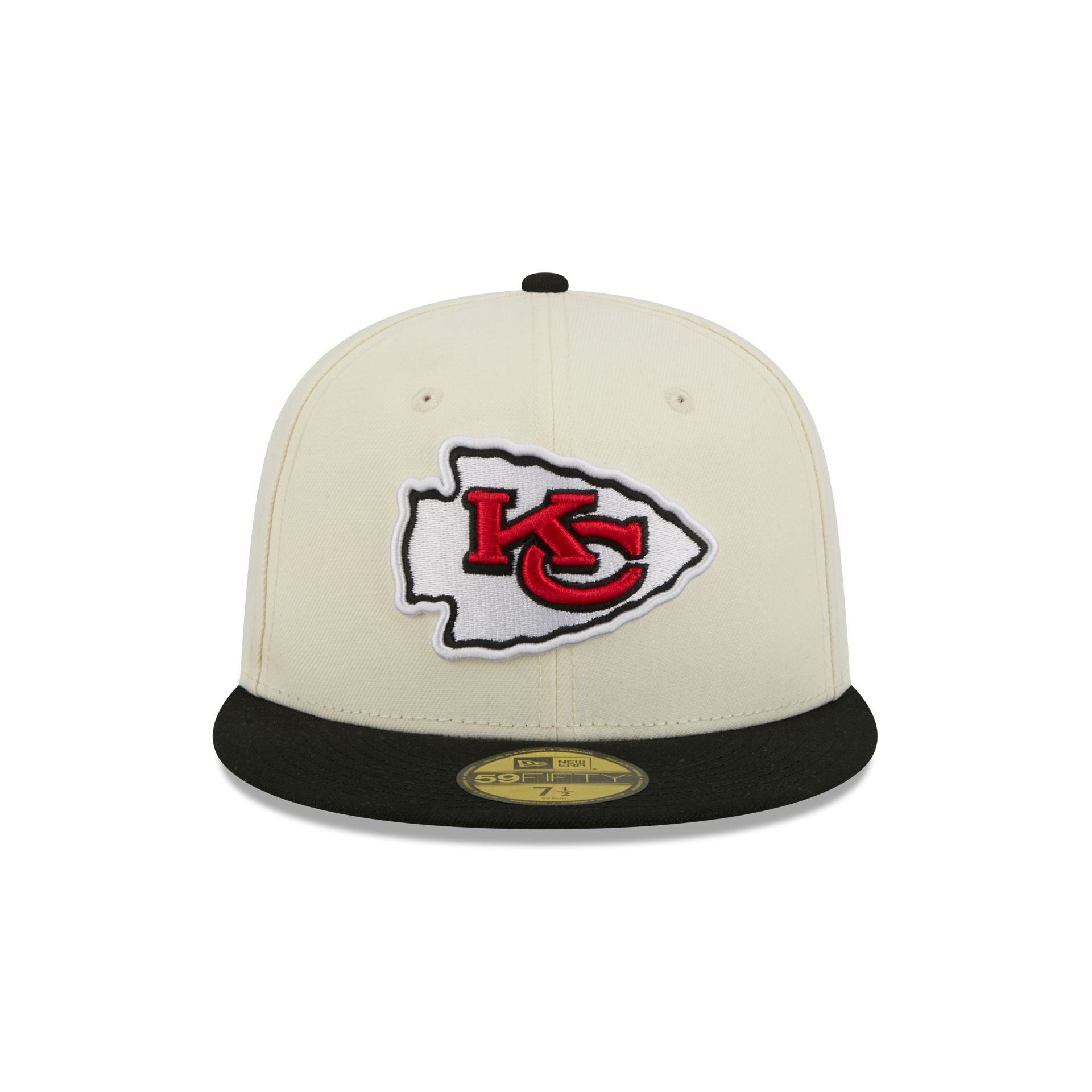 Kansas City Chiefs Chrome White Basic 59FIFTY Fitted Hat