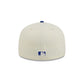 New York Mets Chrome White Basic 59FIFTY Fitted Hat
