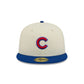 Chicago Cubs Chrome White Basic 59FIFTY Fitted Hat