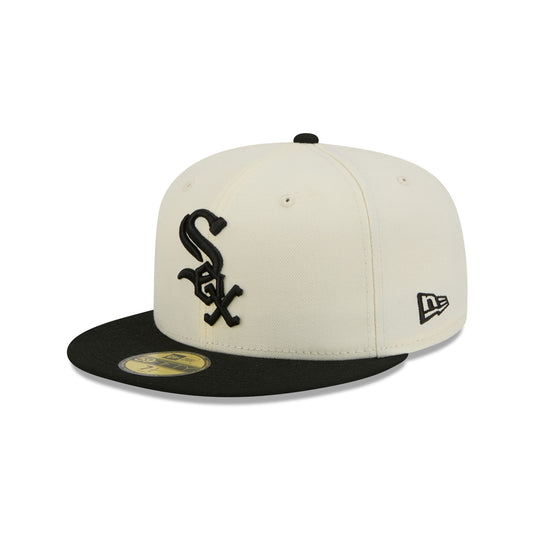 Chicago White Sox Chrome White Basic 59FIFTY Fitted Hat - New Era Cap