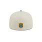 Los Angeles Chargers Chrome White Basic 59FIFTY Fitted Hat