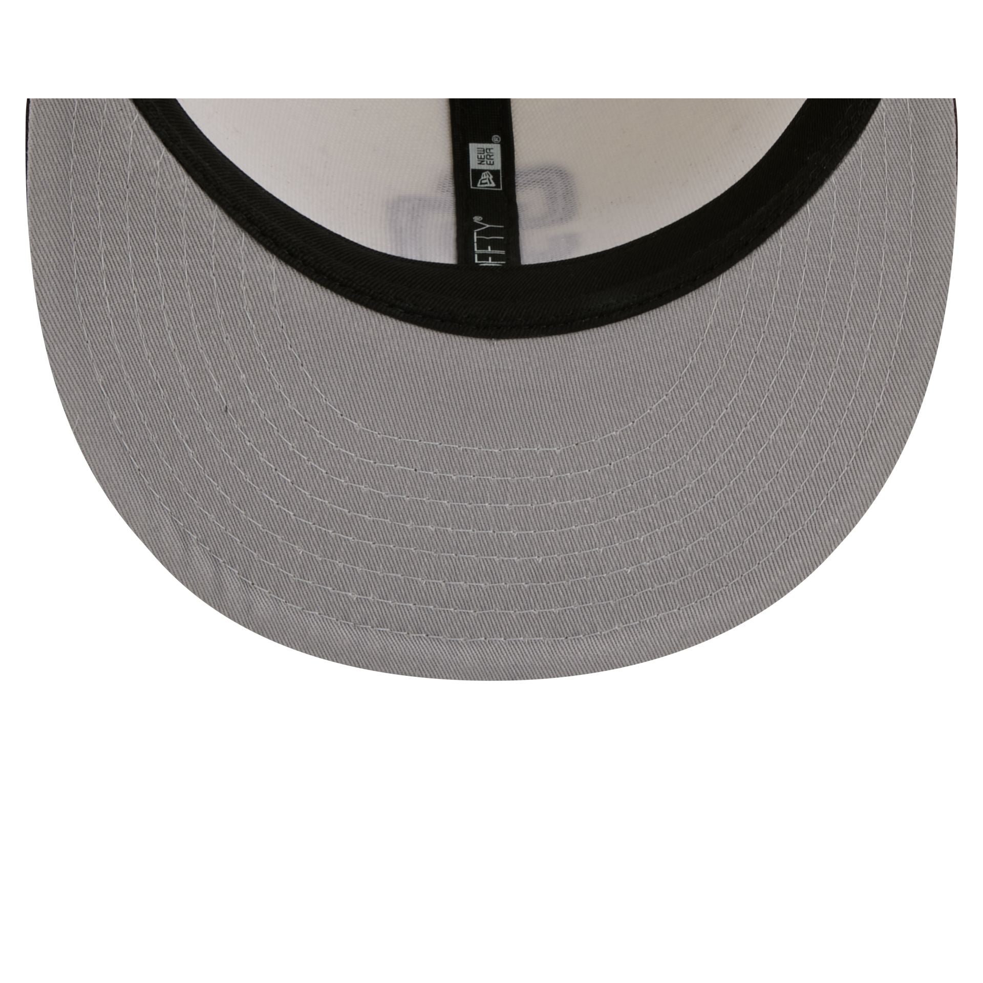San Diego Padres Chrome White Basic 59FIFTY Fitted Hat
