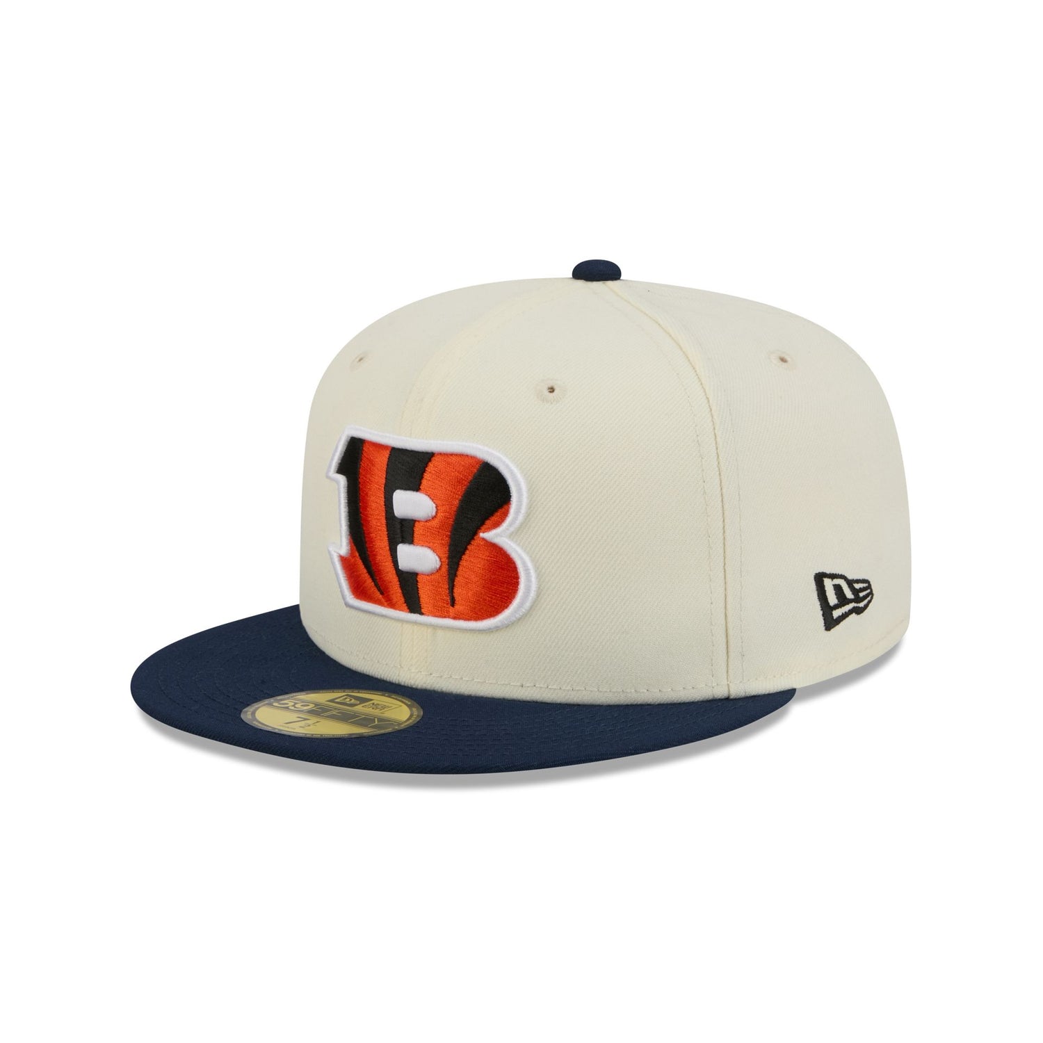 Cincinnati Bengals Chrome White Basic 59FIFTY Fitted Hat