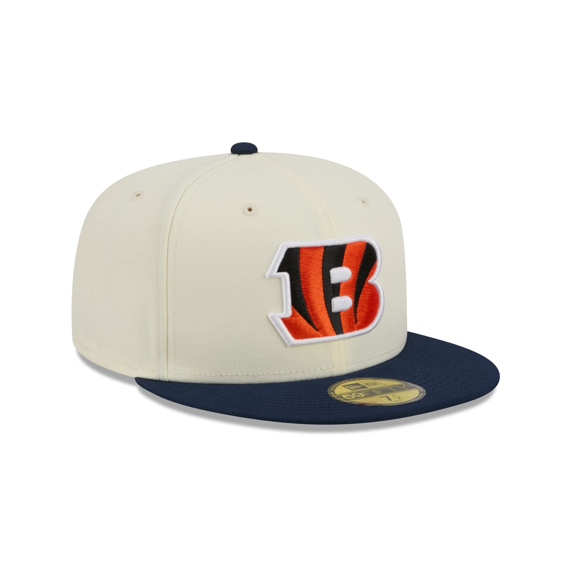 Cincinnati Bengals Chrome White Basic 59FIFTY Fitted Hat
