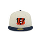 Cincinnati Bengals Chrome White Basic 59FIFTY Fitted Hat