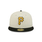 Pittsburgh Pirates Chrome White Basic 59FIFTY Fitted Hat