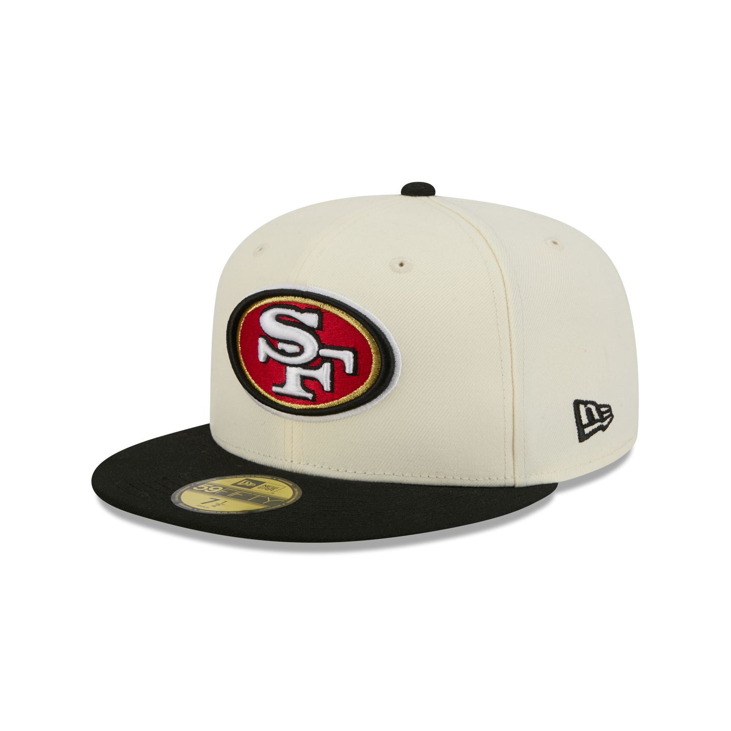 San Francisco 49ers Chrome White Basic 59FIFTY Fitted Hat
