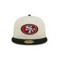 San Francisco 49ers Chrome White Basic 59FIFTY Fitted Hat