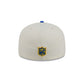 Los Angeles Rams Chrome White Basic 59FIFTY Fitted Hat