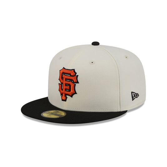 San Francisco Giants Chrome White Basic 59FIFTY Fitted Hat - New Era Cap