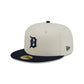 Detroit Tigers Chrome White Basic 59FIFTY Fitted Hat