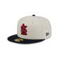 St. Louis Cardinals Chrome White Basic 59FIFTY Fitted Hat