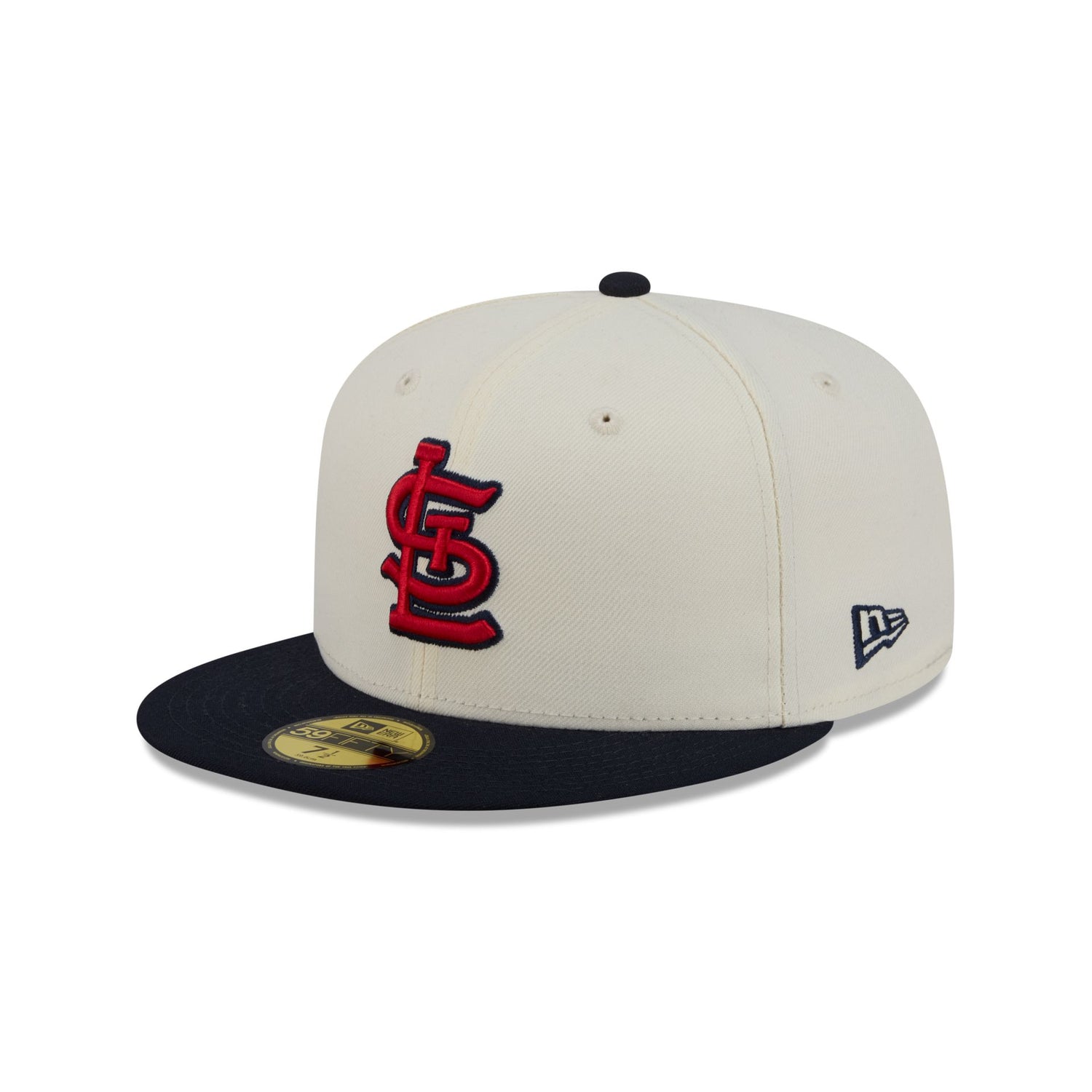 St. Louis Cardinals Chrome White Basic 59FIFTY Fitted Hat