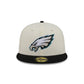 Philadelphia Eagles Chrome White Basic 59FIFTY Fitted Hat