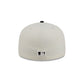 Colorado Rockies Chrome White Basic 59FIFTY Fitted Hat