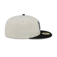 Las Vegas Raiders Chrome White Basic 59FIFTY Fitted Hat