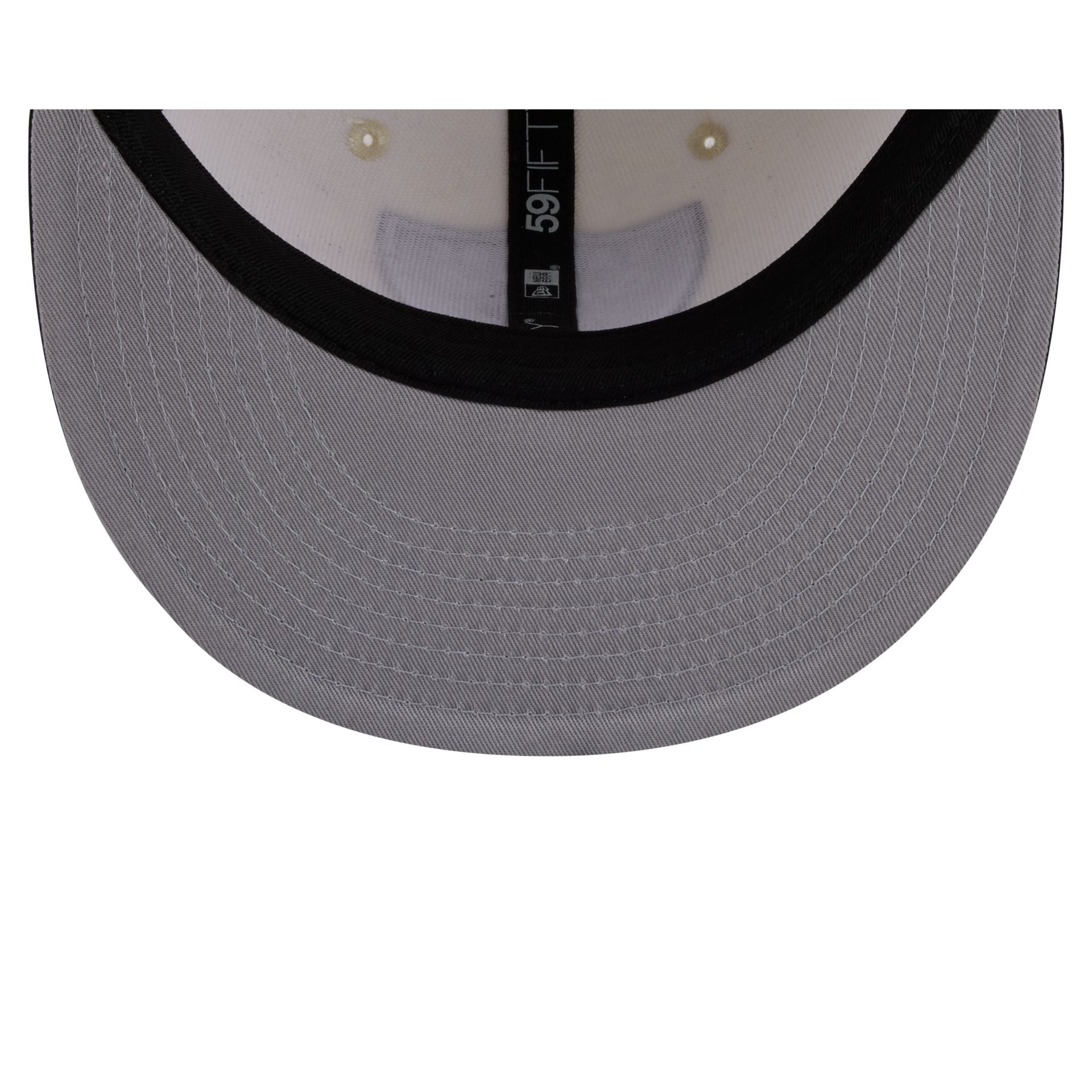 Las Vegas Raiders Chrome White Basic 59FIFTY Fitted Hat