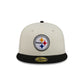 Pittsburgh Steelers Chrome White Basic 59FIFTY Fitted Hat