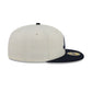 Atlanta Braves Chrome White Basic 59FIFTY Fitted Hat