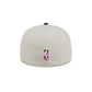 Chicago Bulls Chrome White Basic 59FIFTY Fitted Hat