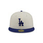 Los Angeles Dodgers Chrome White Basic 59FIFTY Fitted Hat