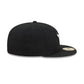 Chicago Bulls Black and White Basic 59FIFTY Fitted Hat
