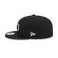 Los Angeles Lakers Black and White Basic 59FIFTY Fitted Hat