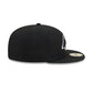 Los Angeles Lakers Black and White Basic 59FIFTY Fitted Hat