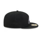 Philadelphia Eagles Black and White Basic 59FIFTY Fitted Hat