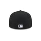 Philadelphia Phillies Black and White Basic 59FIFTY Fitted Hat