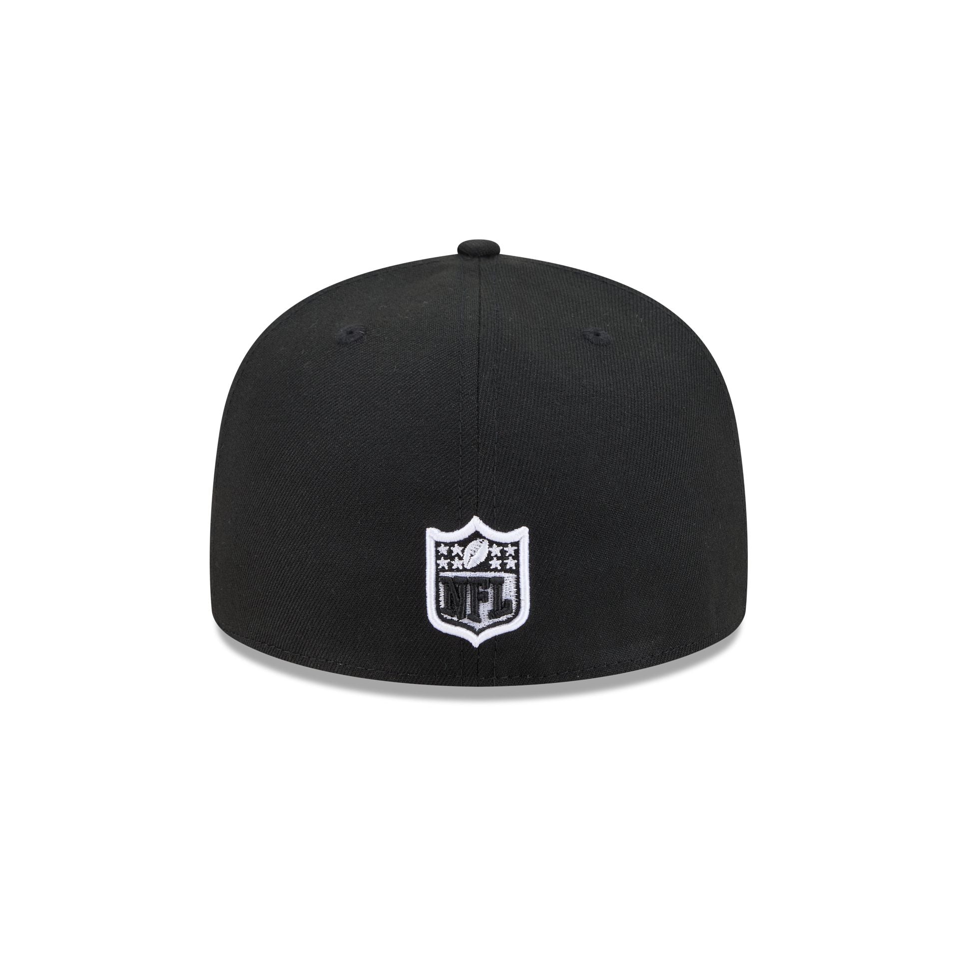Los Angeles Chargers Black and White Basic 59FIFTY Fitted Hat