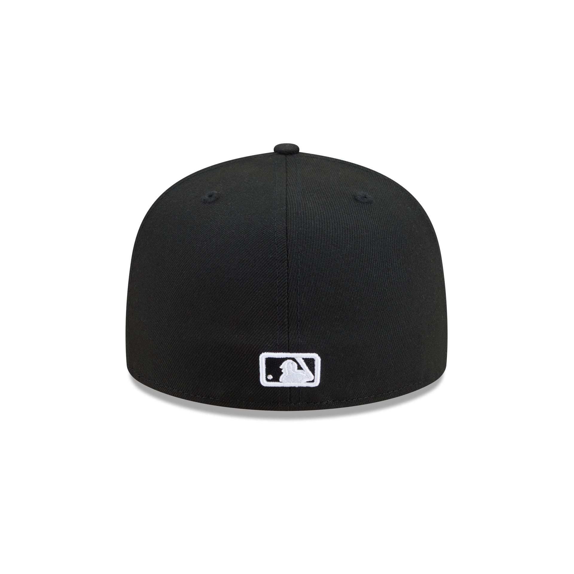 Colorado Rockies Black and White Basic 59FIFTY Fitted Hat