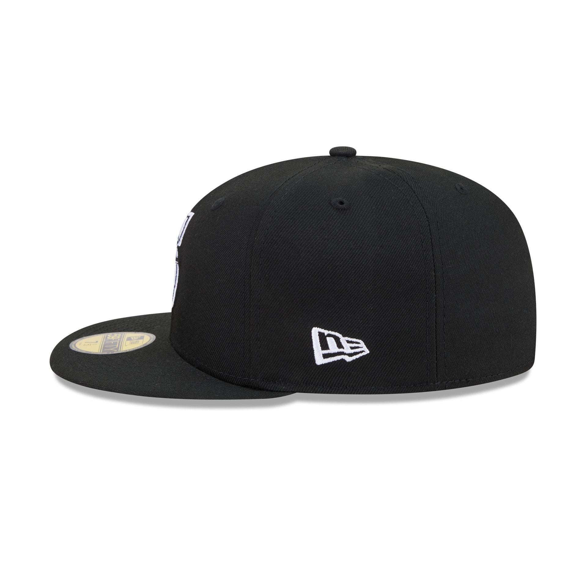 Seattle Mariners Black and White Basic 59FIFTY Fitted Hat