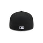 Seattle Mariners Black and White Basic 59FIFTY Fitted Hat
