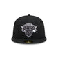 New York Knicks Black and White Basic 59FIFTY Fitted Hat