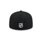 Los Angeles Kings Black and White Basic 59FIFTY Fitted Hat