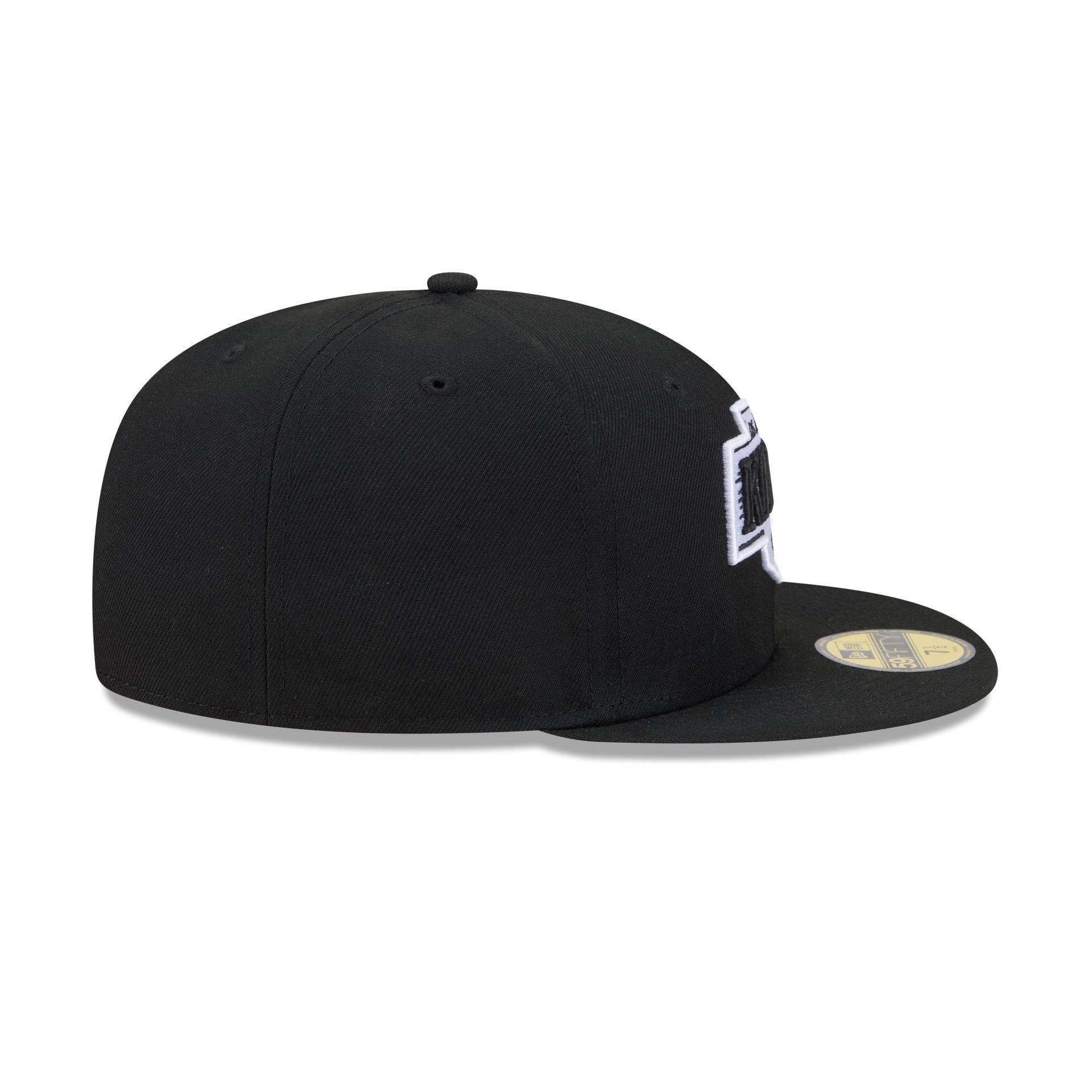 Los Angeles Kings Black and White Basic 59FIFTY Fitted Hat