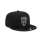 San Francisco Giants Black and White Basic 59FIFTY Fitted Hat