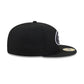 San Francisco 49ers Black and White Basic 59FIFTY Fitted Hat