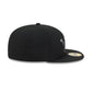 Detroit Lions Black and White Basic 59FIFTY Fitted Hat