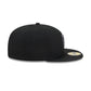 New York Mets Black and White Basic 59FIFTY Fitted Hat
