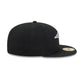 New England Patriots Black and White Basic 59FIFTY Fitted Hat