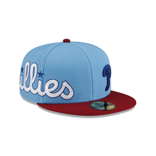 Philadelphia Phillies Premium Multi Logo 59FIFTY Fitted Hat - New Era Cap