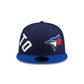 Toronto Blue Jays Premium Multi Logo 59FIFTY Fitted Hat