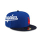 Los Angeles Dodgers Premium Multi Logo 59FIFTY Fitted Hat