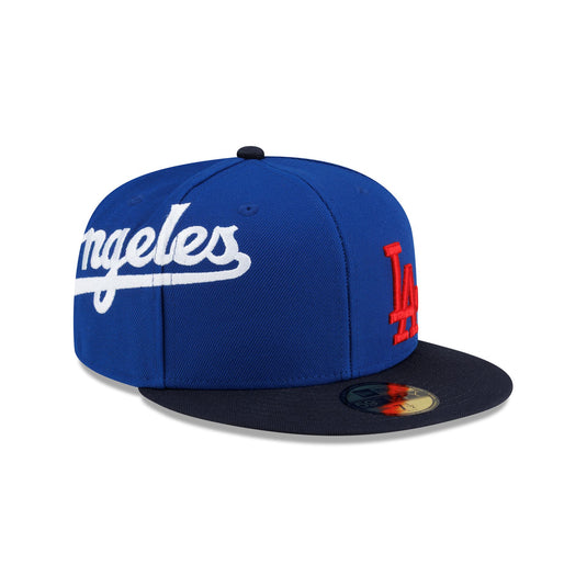 Los Angeles Dodgers Premium Multi Logo 59FIFTY Fitted Hat - New Era Cap