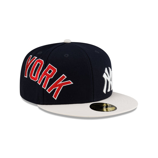 New York Yankees Premium Multi Logo 59FIFTY Fitted Hat - New Era Cap