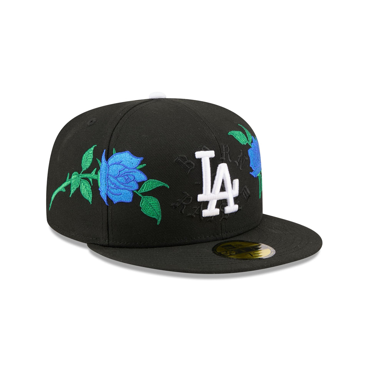 Born x Raised x Los Angeles Dodgers Floral Black 59FIFTY Fitted Hat