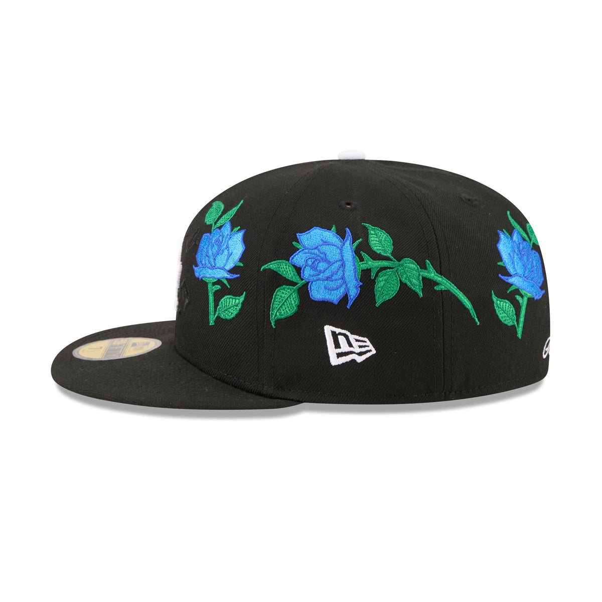 Born x Raised x Los Angeles Dodgers Floral Black 59FIFTY Fitted Hat